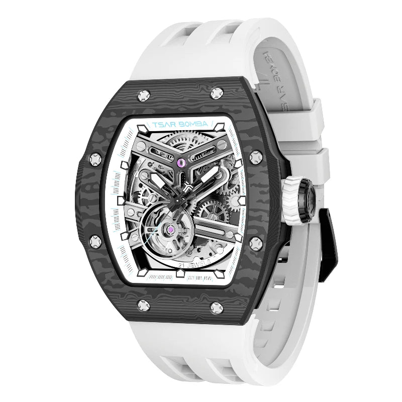 Atomic-Interchangeable Carbon Fiber Automatic Watch